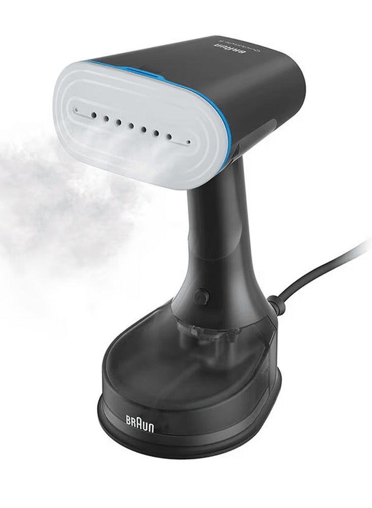 براون - Braun QuickStyle 7 1200Watts, Easy iCare Tech, Fast Steam, 45 sec rapid heatup, Detachable 150ml tank, Dual FreeGlide 3D tech, Vertical + Horizontal Steam, kills 99.99% bacteria 150 ml 1200 W GS 5031 Black/Blue - Image 1
