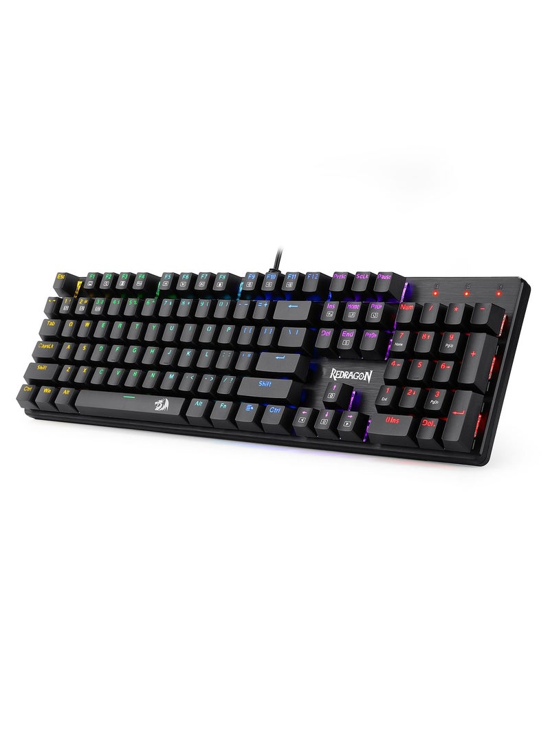 K608 Elite Valheim Mechanical Gaming Keyboard (RGB Design), Tactile Red Switch, 104 Keys, Rainbow LED Backlight, Wired Keyboard, Full Rollover Keyboard, US QWERTY Keyboard - pnsku/N70124853V/45/_/1729914382/0aa94c29-ecef-4cb9-bdc7-f3a02ec4e668