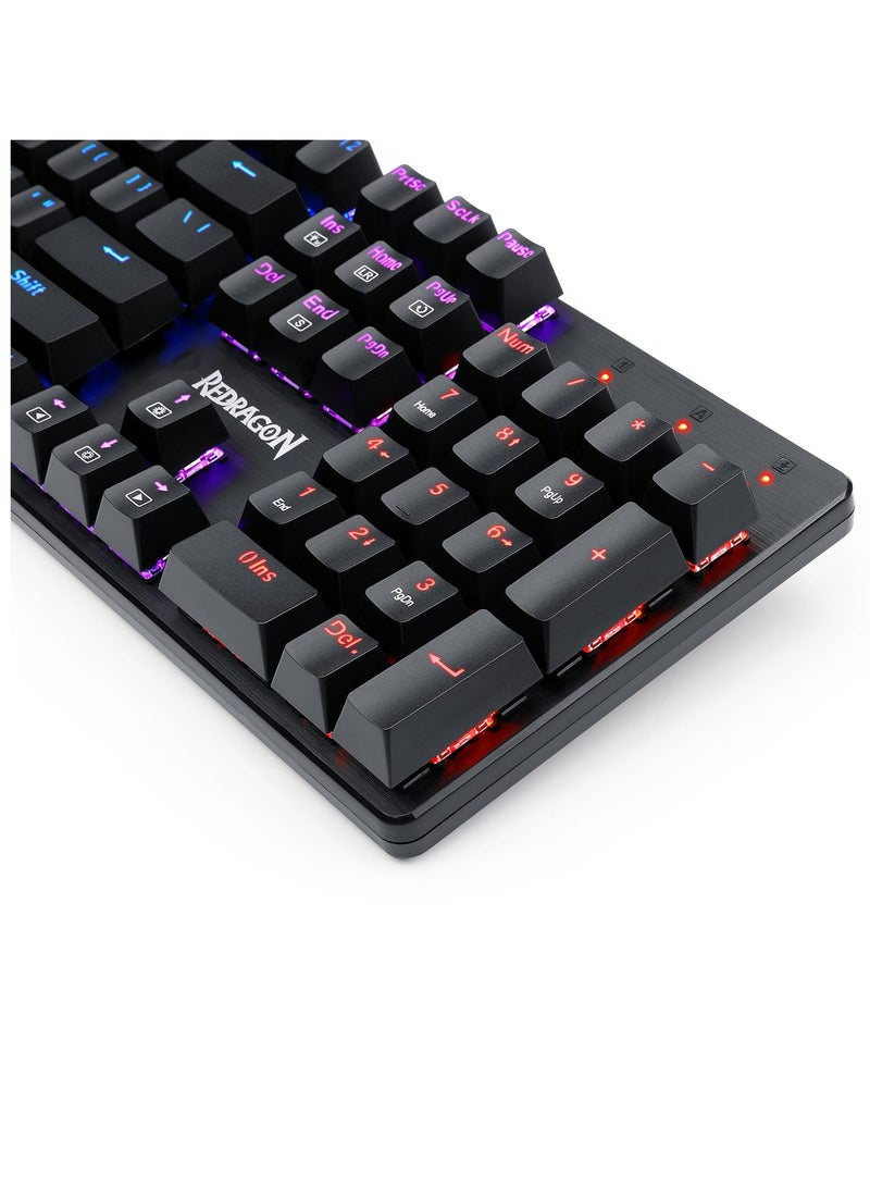 K608 Elite Valheim Mechanical Gaming Keyboard (RGB Design), Tactile Red Switch, 104 Keys, Rainbow LED Backlight, Wired Keyboard, Full Rollover Keyboard, US QWERTY Keyboard - pnsku/N70124853V/45/_/1729914383/7de9399b-a4f1-4a61-ab8f-abae2d1c06a8