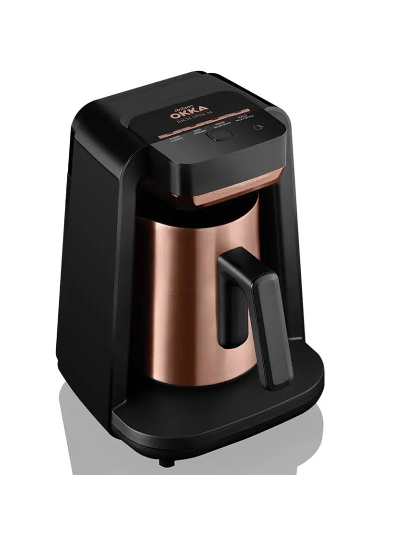 Arzum - Okka Rich Automatic Turkish Coffee and Hot Beverage Maker 0.5 L 220 W OK0012-R Copper/Black - Image 1