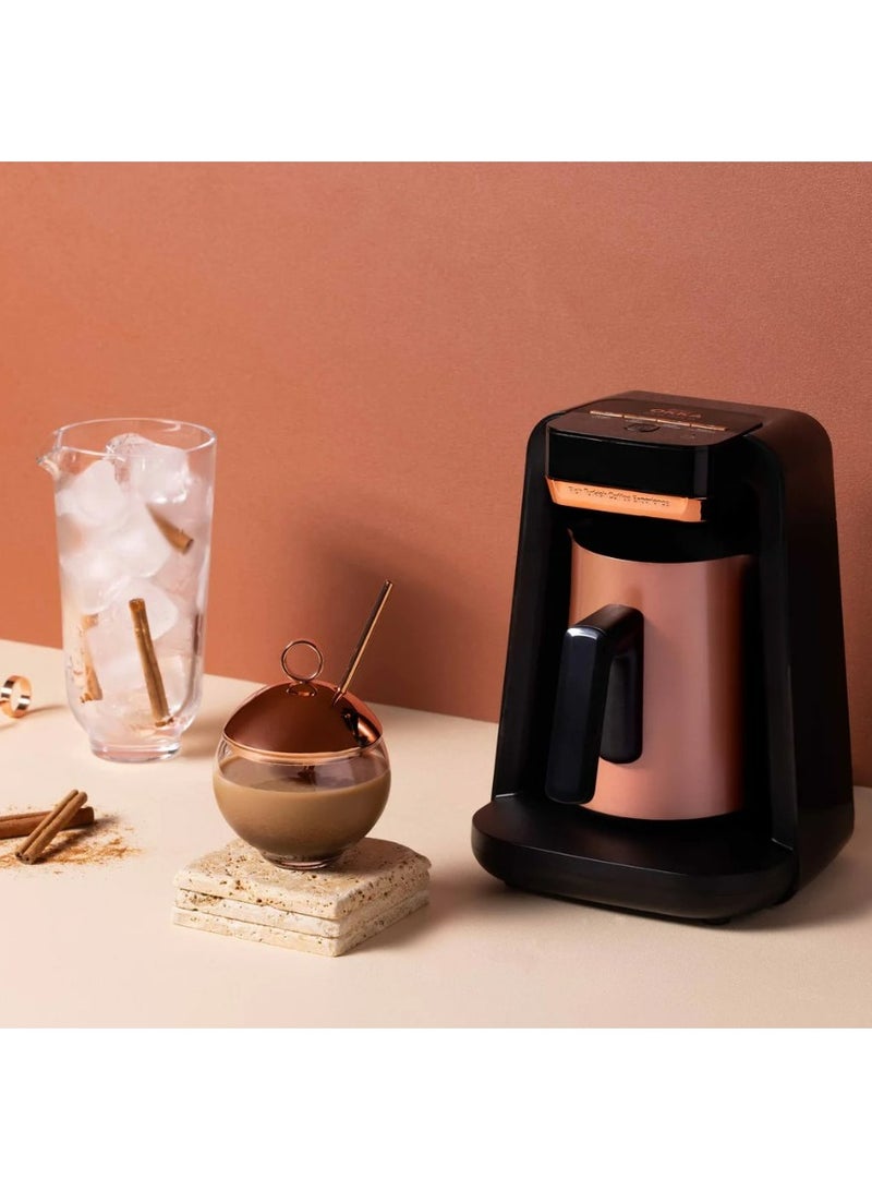 Arzum - Okka Rich Automatic Turkish Coffee and Hot Beverage Maker 0.5 L 220 W OK0012-R Copper/Black - Image 1