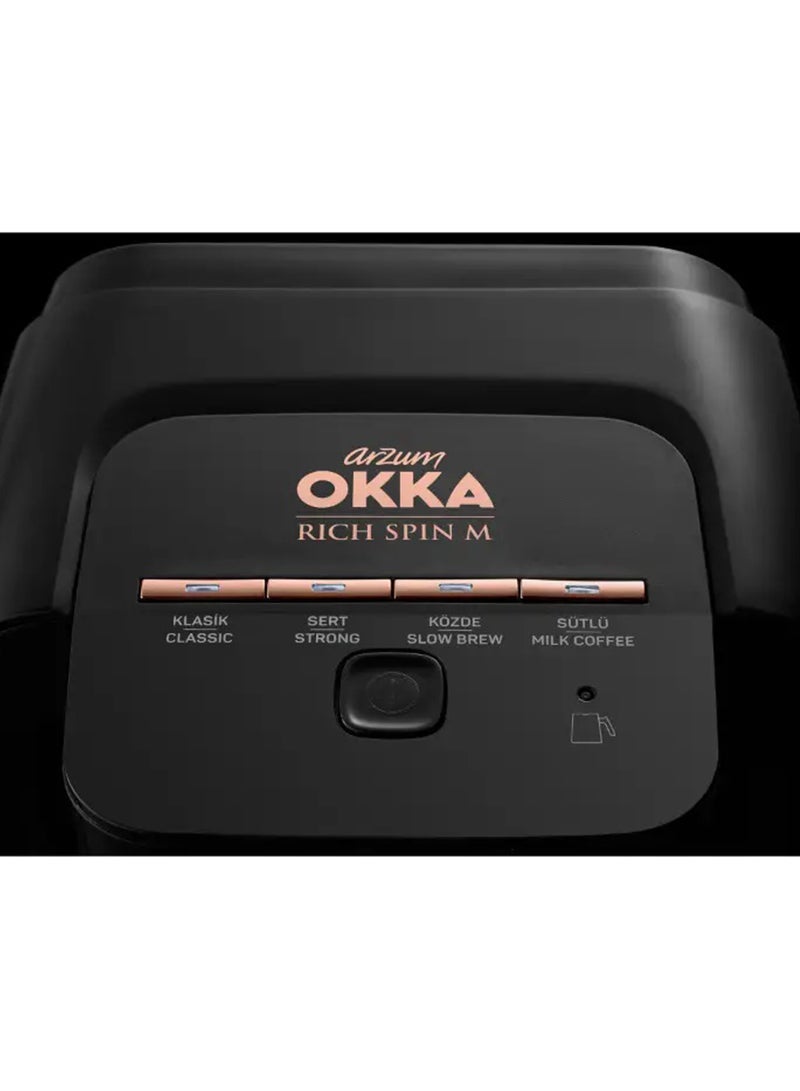Arzum - Okka Rich Automatic Turkish Coffee and Hot Beverage Maker 0.5 L 220 W OK0012-R Copper/Black - Image 1
