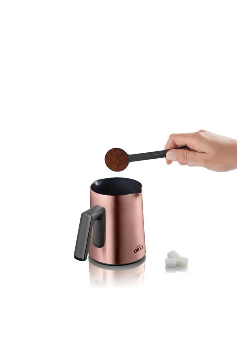 Arzum - Okka Rich Automatic Turkish Coffee and Hot Beverage Maker 0.5 L 220 W OK0012-R Copper/Black - Image 1