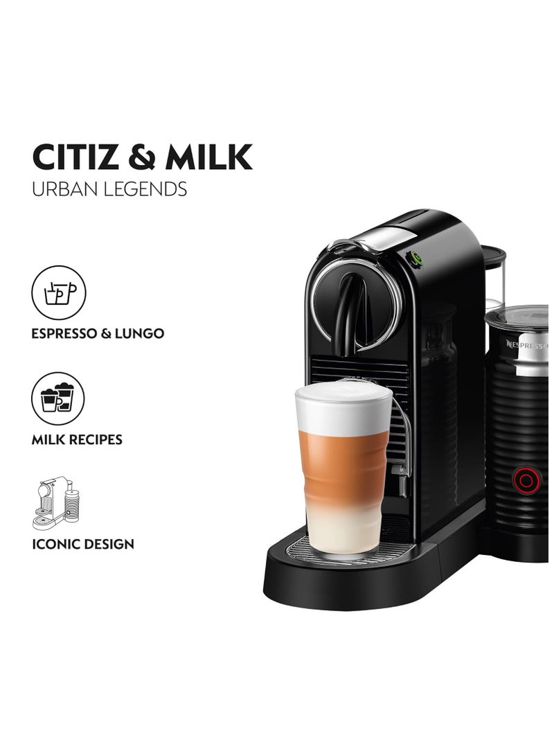 Nespresso - 11317  Citiz And Milk Coffee Machine - By Magimix—International Version Black 1Liters - Image 1