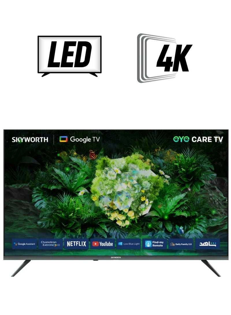 Skyworth 65 Inch Smart TV 4K Ultra HD Display 65G6500G Black  - Image 1
