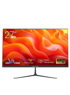 ميكرو ديجيت Premium 27 inch IPS LED Gaming Monitor 100Hz with FHD (1920x1080)Display, Built-In Speakers Black  - Image 1