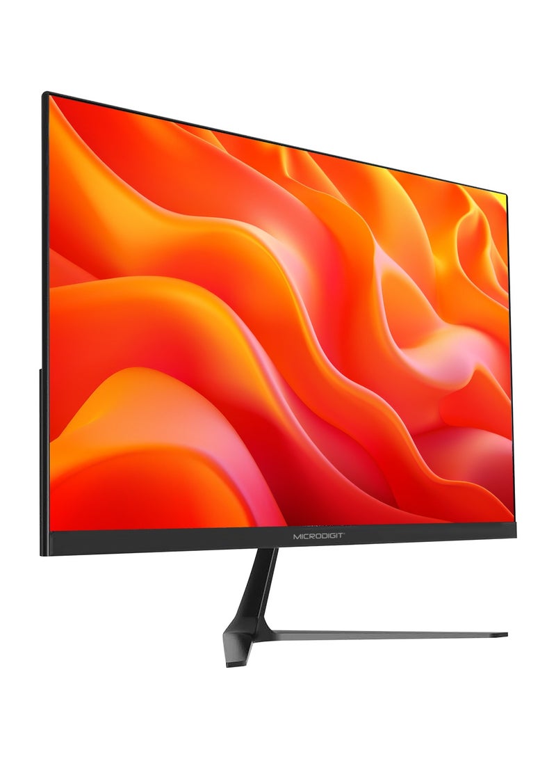 ميكرو ديجيت Premium 27 inch IPS LED Gaming Monitor 100Hz with FHD (1920x1080)Display, Built-In Speakers Black  - Image 2