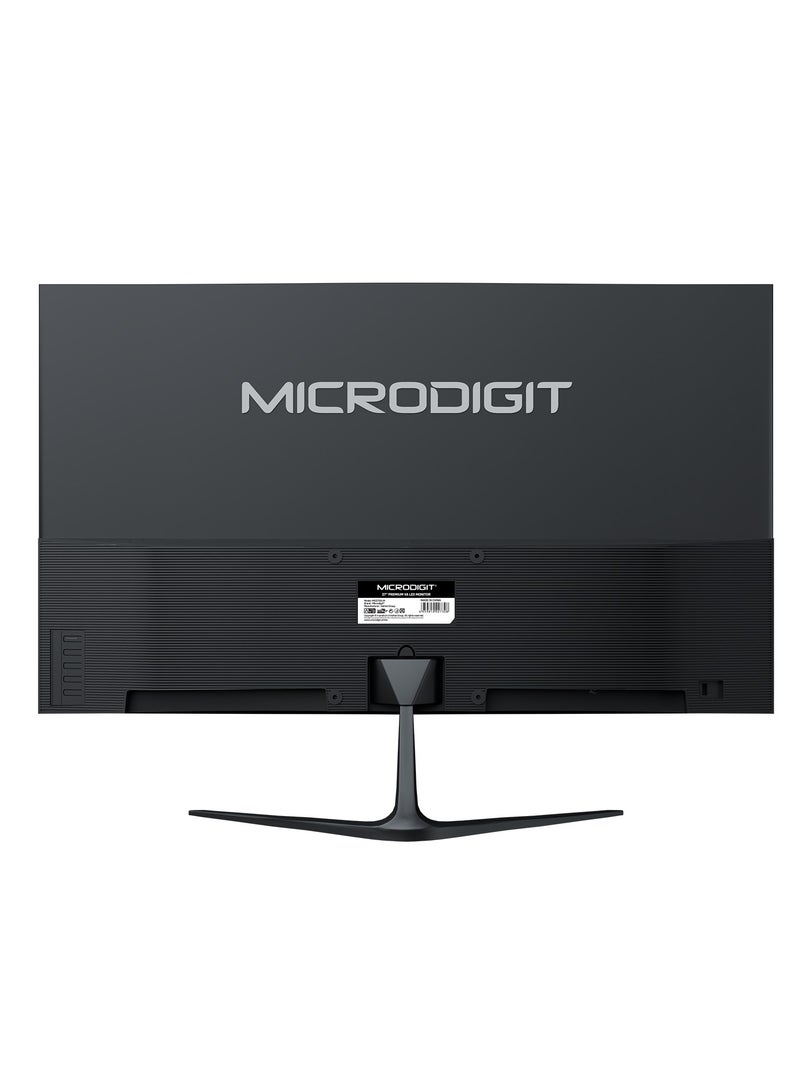 ميكرو ديجيت Premium 27 inch IPS LED Gaming Monitor 100Hz with FHD (1920x1080)Display, Built-In Speakers Black  - Image 3