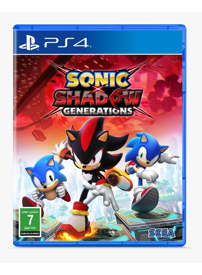 Sega Sonic x Shadow Generations - KSA - PlayStation 4 (PS4) - Image 1