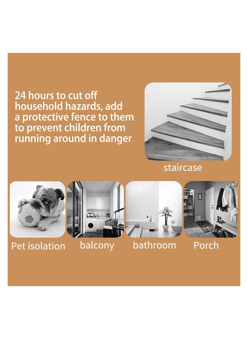 Kidle Stairway Automatic Retractable Gate Fences Children's Fences Pet Fences Protective Fences Baby Safety Gates Protective Gates - Image 3