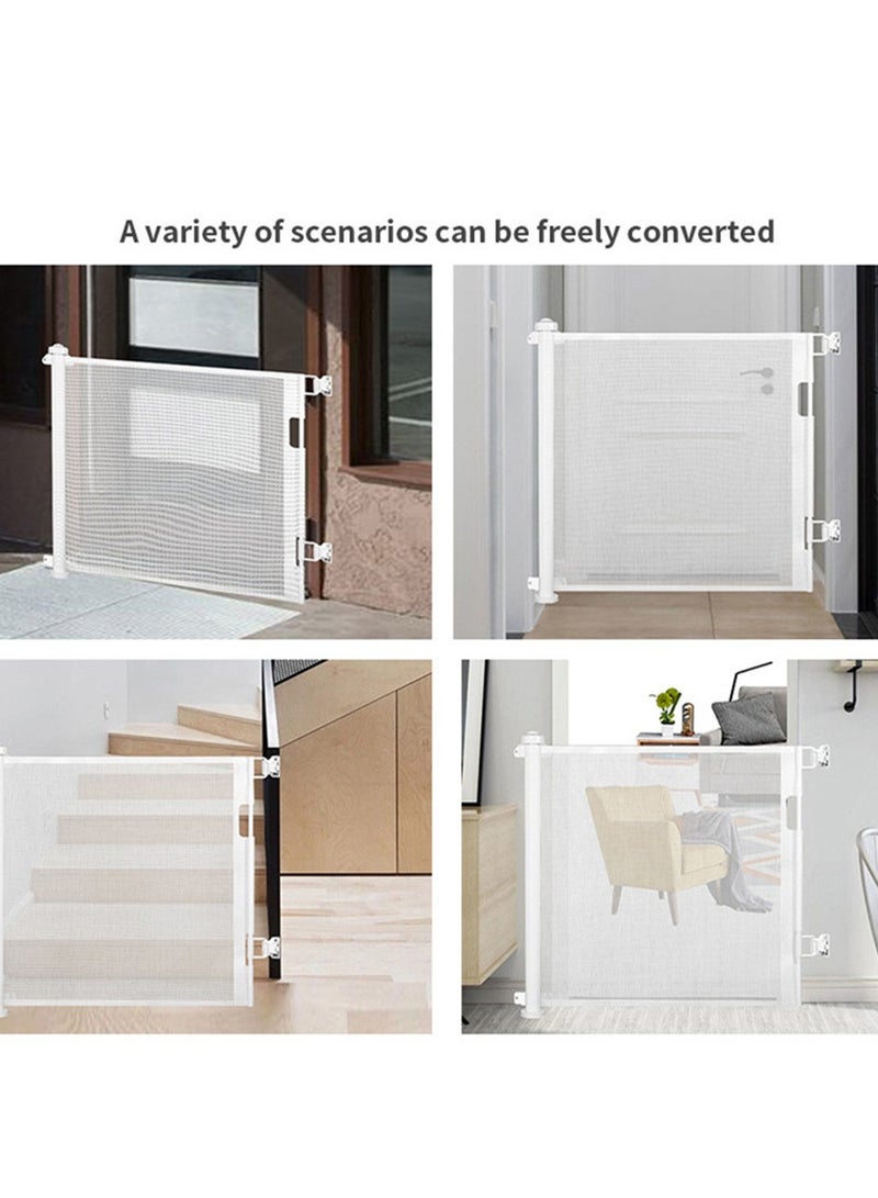 Kidle Stairway Automatic Retractable Gate Fences Children's Fences Pet Fences Protective Fences Baby Safety Gates Protective Gates - Image 2