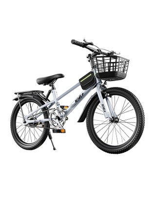 24 Inches Children's And Youth Bicycle High Carbon Steel Road Bicycle Kids Bike Suitable For Height 125-160cm Girls And Boys With Basket Adjustable Seat Rear Thickened Seat Frame Wear-Resistant Tires Front And Rear Sensitive Brakes Safe And Stable 24 Inches - pnsku/N70124950V/45/_/1730882752/85bec6be-126e-46ef-8b83-c89549a6c578