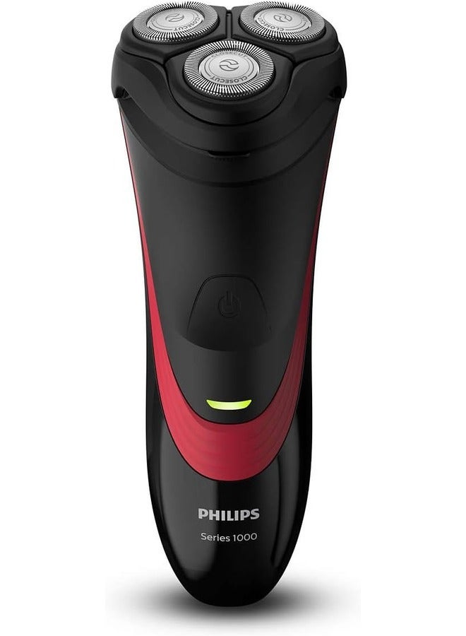 Philips S1310 Series 1000 Dry Electric Shaver with Cleaning Brush, CloseCut blade system, 4-direction flex heads  - Image 1