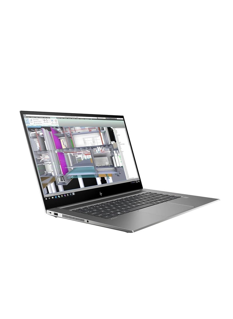 HP RENEWED - LAPTOP HP ZBOOK STUDIO 15 G7 - CPU INTEL CORE I9-10885H - RAM 32 GB DDR4 - HARD 512 GB SSD M.2 NVMe - VGA NVIDIA QUADRO T2000 4 GB DDR6 - 15.6'' INCH LED - 4K TOUCH SCREEN - FULL HD IPS SCREEN English/Arabic Grey  - Image 2