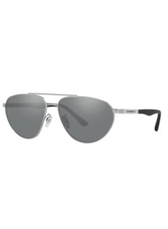 Men's Aviator Shape Metal Sunglasses 2125 - Lens Size: 58 Mm - Gunmetal - pnsku/N70125012V/45/_/1730095554/8bf1e715-58f6-43a4-8943-af04df688b2d