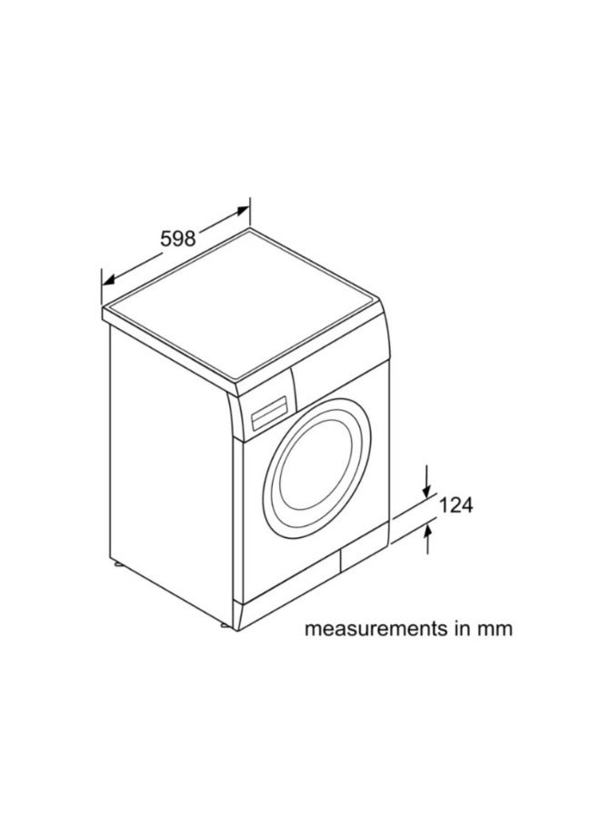 BOSCH 8 kg fully automatic washing machine, white color, WAS32798ME WAS32798ME white - Image 3