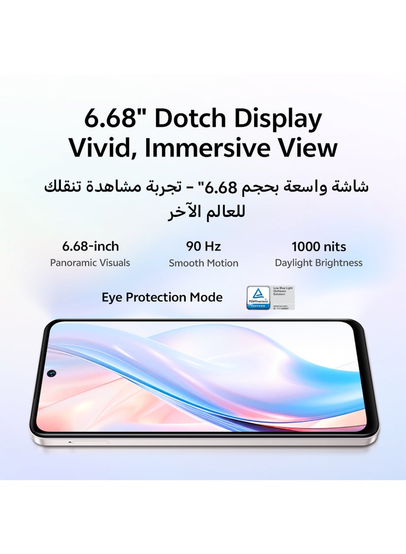 vivo Y19s 4G Dual SIM Glossy Black/Black 6GB RAM 128GB - Middle East Version