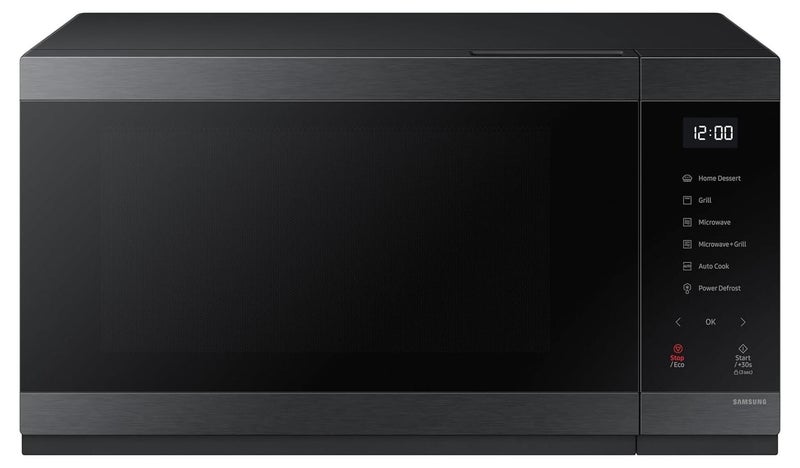 Samsung Microwave 40L Dial Grill MWO With Seamless & Recessed Handle Design and Sheath Heater, 40 L 1500 W MG40DG5525AGSG Black - Image 1