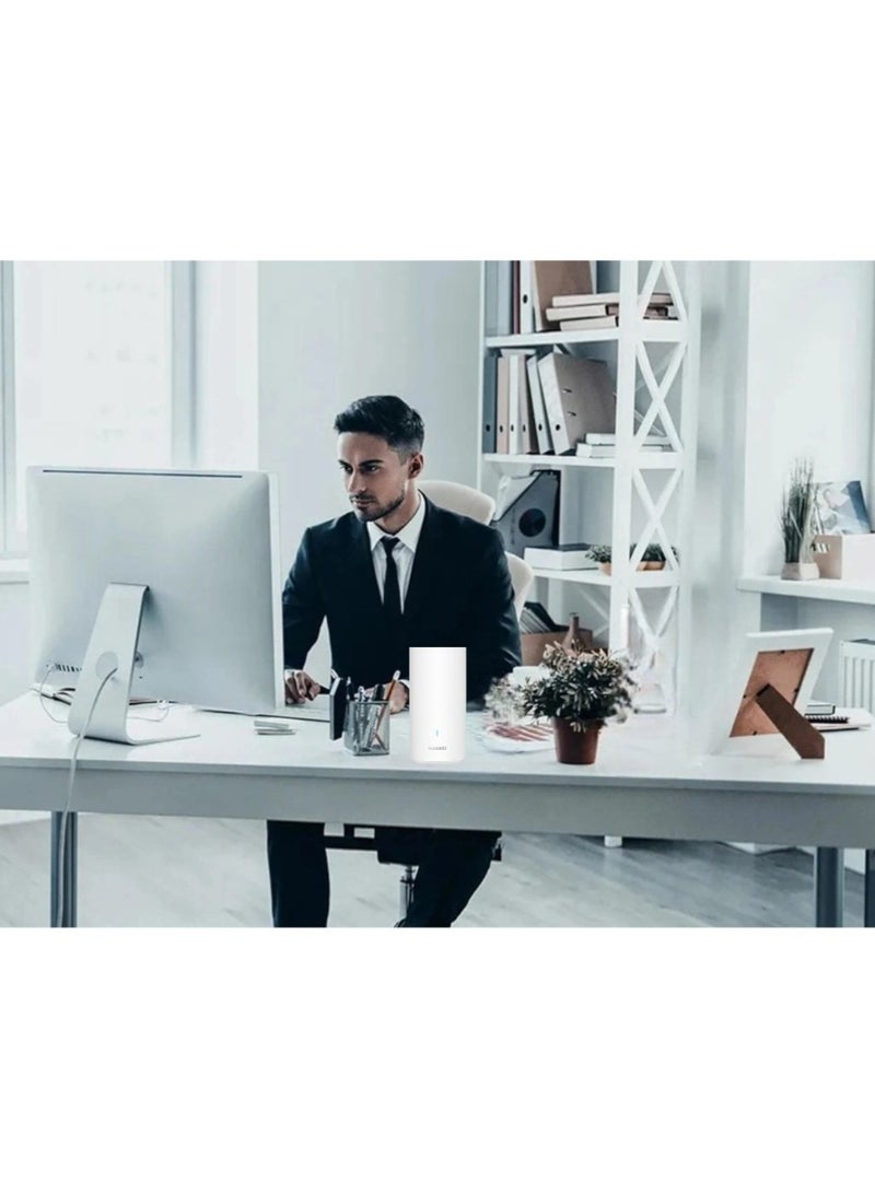 WiFi Mesh 3  Whole Home Mesh System Wi-Fi 6 Plus, One-Touch Connection, Viewed Wi-Fi Diagnosis, 200 m2 WiFi Coverage, Parental Control, 6 Gigabit Ethernet Ports White - view 5