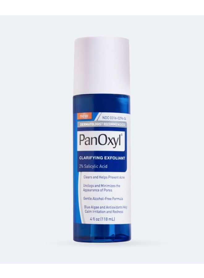 PanOxyl - Clarifying Exfoliant with 2% Salicylic Acid: Clear and Prevent Acne 118 MLml - Image 1