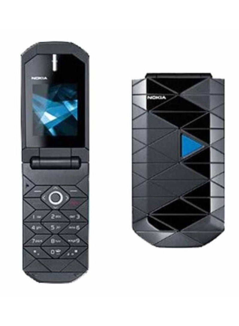NOKIA - 7070 Prism Dual SIM  Black/Blue - Image 1