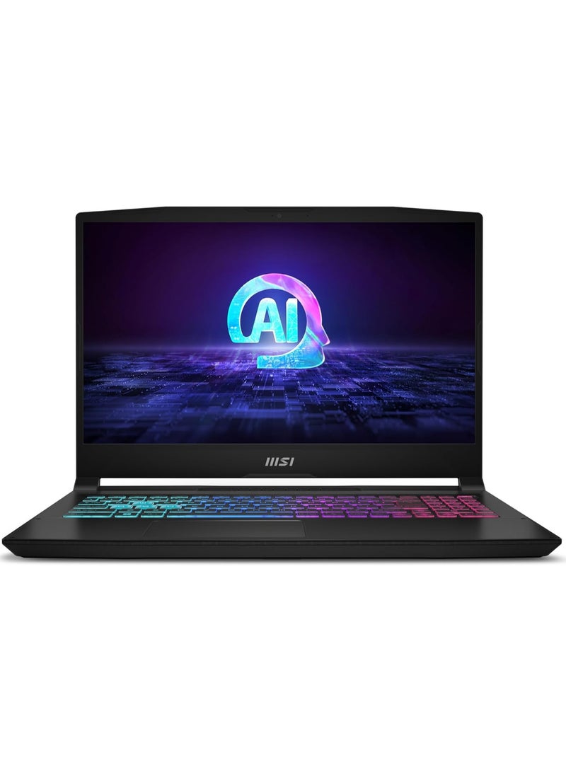 MSI Katana A15  Laptop With 15.6-Inch Display, Ryzen 7-8845HS Processor/16GB RAM/1TB SSD/8GB NVIDIA GeForce RTX 4060 Graphics/Windows 11 Home English Black  - Image 1