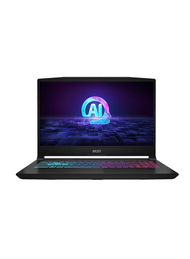 إم اس أي - Katana A15  Laptop With 15.6-Inch Display, Ryzen 7-8845HS Processor/16GB RAM/1TB SSD/8GB NVIDIA GeForce RTX 4060 Graphics/Windows 11 Home English Black - Image 1