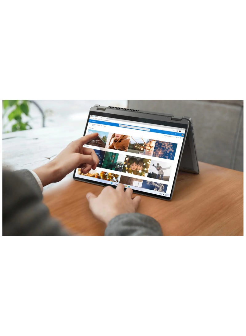 Lenovo - FLEX 5 (Upgraded Version) Laptop With 14 Inch Full HD (1920x1200) Display, Core i5-1235U Processor/ 512GB SSD/ 8GB RAM DDR4/Windows 11 Home/Intel Iris Xe Graphics/ English Storm Grey - Image 1