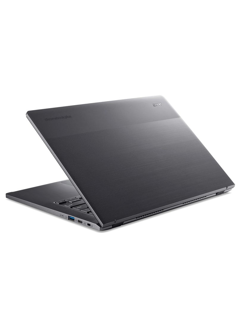 Chromebook Plus Laptop With 14-Inch Display,  Core i3-N305 Processor/8GB RAM/512GB SSD/Intel UHD 600 Graphics/Chrome OS English Grey