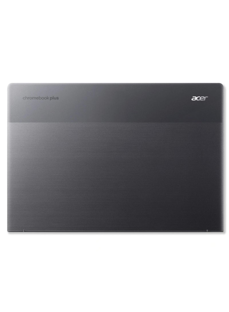 Chromebook Plus Laptop With 14-Inch Display,  Core i3-N305 Processor/8GB RAM/512GB SSD/Intel UHD 600 Graphics/Chrome OS English Grey