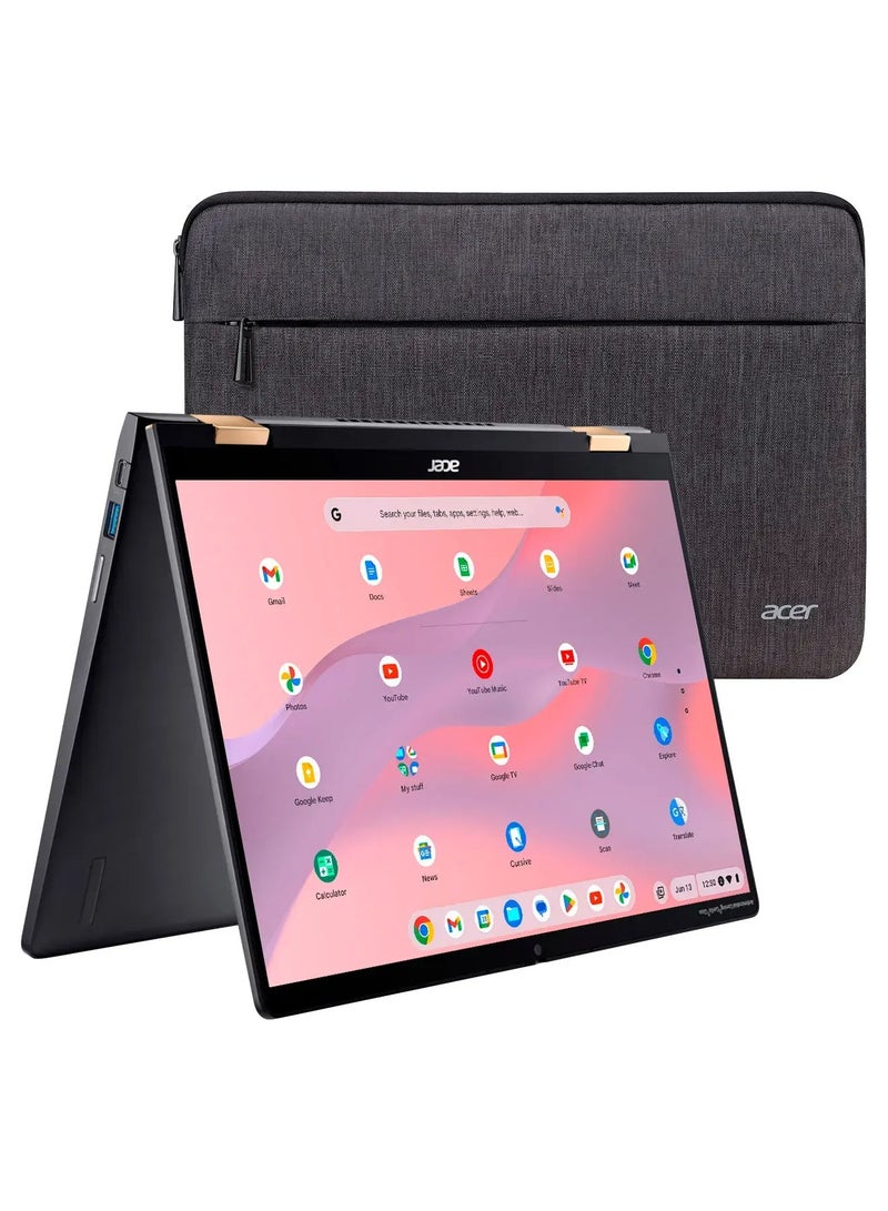 Chromebook Spin 714 Laptop With 14-Inch WUXGA Touch Screen Display, Core i5-1335U Processor/8GB RAM/256GB SSD/Intel Iris XE Graphics/Chrome OS English Steel Gray - pnsku/N70125302V/45/_/1730116076/c6145fb1-5a47-4164-829d-1163b654853d