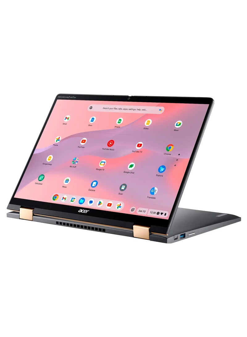 Chromebook Spin 714 Laptop With 14-Inch WUXGA Touch Screen Display, Core i5-1335U Processor/8GB RAM/256GB SSD/Intel Iris XE Graphics/Chrome OS English Steel Gray - pnsku/N70125302V/45/_/1730116079/ee2a6887-0927-4599-b18f-6c6a23dad66c
