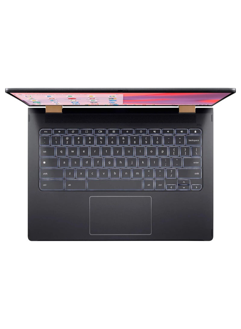 Chromebook Spin 714 Laptop With 14-Inch WUXGA Touch Screen Display, Core i5-1335U Processor/8GB RAM/256GB SSD/Intel Iris XE Graphics/Chrome OS English Steel Gray - pnsku/N70125302V/45/_/1730116086/ad8a335f-2ea0-43be-8392-8fc2d89a2435
