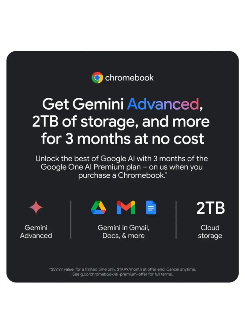 Chromebook 311 Laptop With 11.6-Inch HD Display, Celeron N4500 Processor/4GB RAM/64GB Emmc/Intel UHD Graphics/Chrome OS English Star Black - pnsku/N70125303V/45/_/1730115988/d2f798b8-d8c4-4287-aa34-0af7b59f0bd5