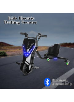 MYTOYS 36V High-Power 360° Electric Stunt Drifting Scooter For Kids And Adults - Adjustable Body With Bluetooth And Protective Gear, 3 Speed Modes, 250W Brushless Motor, 8-15 Km/H With 80 Kg Load, Age 6+ Noon Exclusive Series - Black  - Image 5