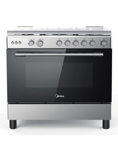 90x60cm Gas Cooking Range 5 Burners CME9060 Grey