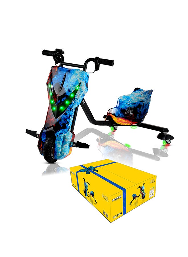 36V High-Power 360° Electric Stunt Drifting Scooter For Kids & Adults - Adjustable Body With Bluetooth & Protective Gear, 3 Speed Modes, 250W Brushless Motor, 8-15 Km/H With 80 Kg Load, Age 6+ Noon Exclusive Series - Multi - pnsku/N70125312V/45/_/1732087568/0d28a573-9c06-4ae9-831b-90fca9bfcbd8