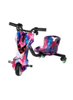 MYTOYS Mini 36V High-Power 360° Electric Stunt Drifting Scooter For Kids & Adults - Adjustable Body With Bluetooth & Protective Gear, 3 Speed Modes, 250W Brushless Motor, 8-15 Km/H With 80 Kg Load, Age 6+ Noon Exclusive Series - Candy Pink Blue  - Image 3