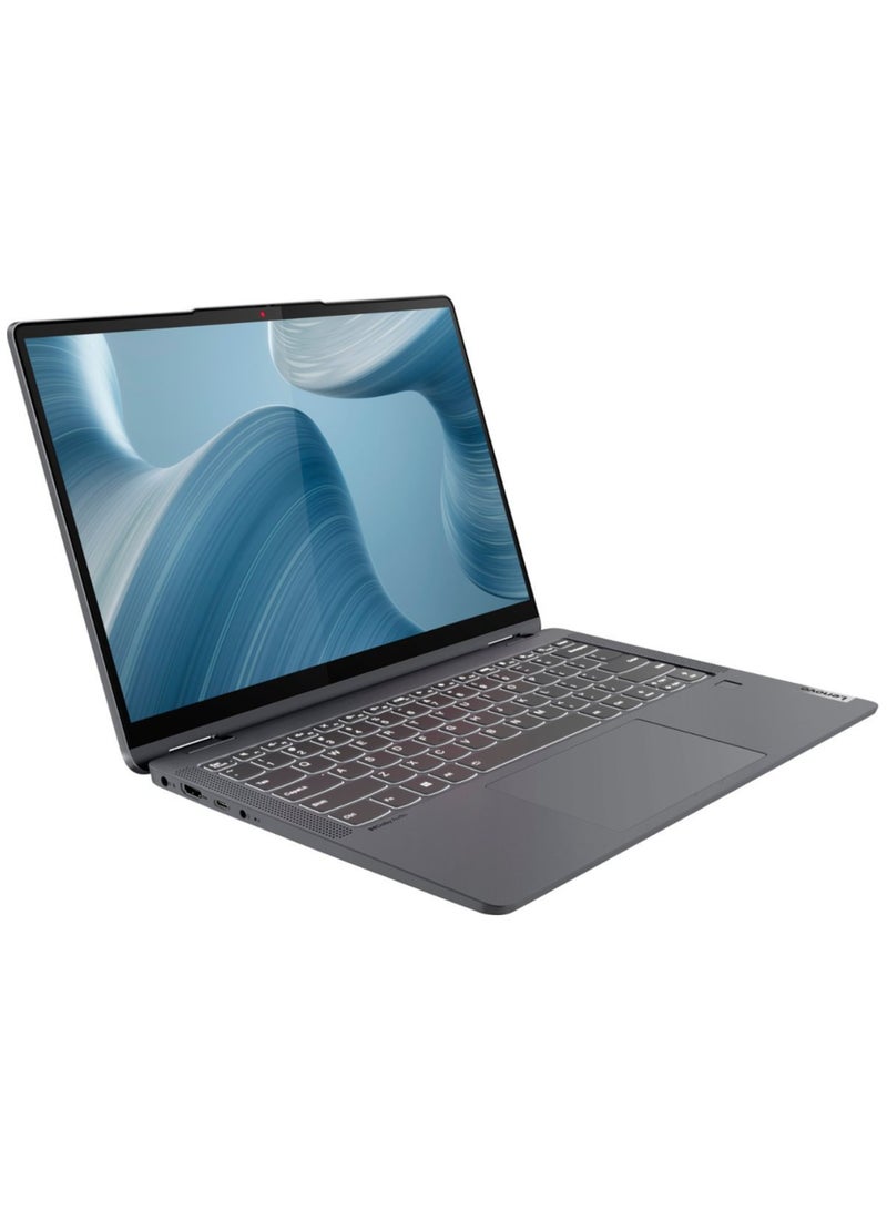 Lenovo - Flex 5i 2-in-1 Laptop With 14-Inch FHD Touchscreen Display, Core i3-1215U Processor/8GB RAM/256GB SSD/Intel UHD 600 Graphics/Windows 11 Home English Storm Grey - Image 1