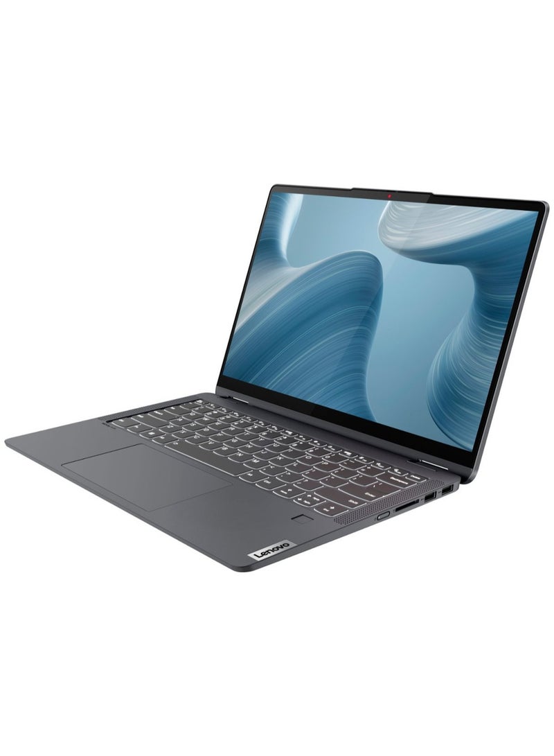 Lenovo - Flex 5i 2-in-1 Laptop With 14-Inch FHD Touchscreen Display, Core i3-1215U Processor/8GB RAM/256GB SSD/Intel UHD 600 Graphics/Windows 11 Home English Storm Grey - Image 1