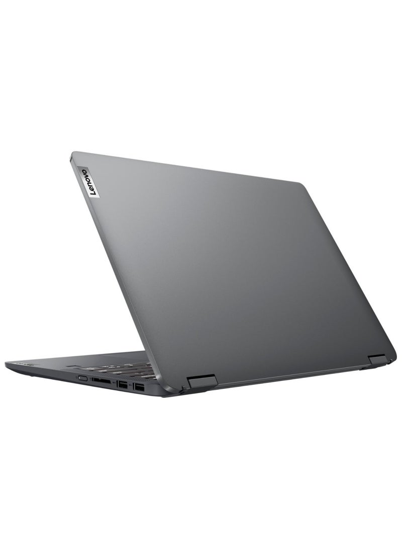 Lenovo - Flex 5i 2-in-1 Laptop With 14-Inch FHD Touchscreen Display, Core i3-1215U Processor/8GB RAM/256GB SSD/Intel UHD 600 Graphics/Windows 11 Home English Storm Grey - Image 1