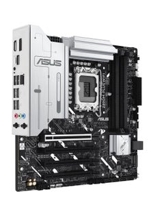 ASUS Prime Z890M-PLUS Wi-Fi mATX Motherboard, Intel Z890 Chipset, LGA1851 Socket, 4*DIMM DDR5 192GB Max Memory, 3*M.2, 1*PCIe 5.0*16, 1*2.5Gb Ethernet & Wi-Fi 7, Bluetooth v5.4, 1*HDMI, 1*DP, 1*USB 20Gbps port (USB Type-C), AI Solutions, AI PC-Ready | 90MB1J80-M0EAY0 Black  - Image 2