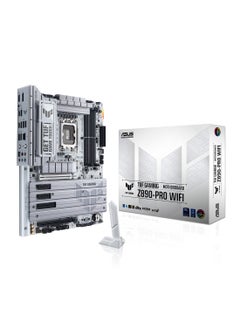 ASUS TUF GAMING Z890-PRO Wi-Fi ATX Motherboard, Intel Z890 Chipset, LGA1851 Socket, 4*DIMM DDR5 192GB Max Memory, 4*M.2, 1*PCIe 5.0*16, 1*2.5Gb Ethernet & Wi-Fi 7, Bluetooth v5.4, 1*HDMI, 1*DP, 2*Intel Thunderbolt 4 port (USB Type-C), AI Solutions, AI PC-Ready | 90MB1IR0-M0EAY0 White  - Image 4