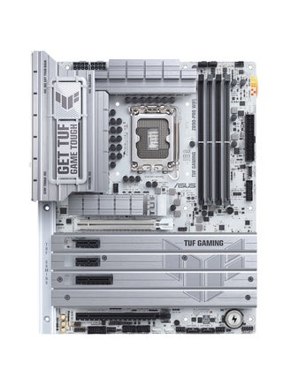 TUF GAMING Z890-PRO Wi-Fi ATX Motherboard, Intel Z890 Chipset, LGA1851 Socket, 4*DIMM DDR5 192GB Max Memory, 4*M.2, 1*PCIe 5.0*16, 1*2.5Gb Ethernet & Wi-Fi 7, Bluetooth v5.4, 1*HDMI, 1*DP, 2*Intel Thunderbolt 4 port (USB Type-C), AI Solutions, AI PC-Ready | 90MB1IR0-M0EAY0 White - pnsku/N70125366V/45/_/1730266927/5ca7c113-5334-4c1e-adb4-c7d6cf942b60