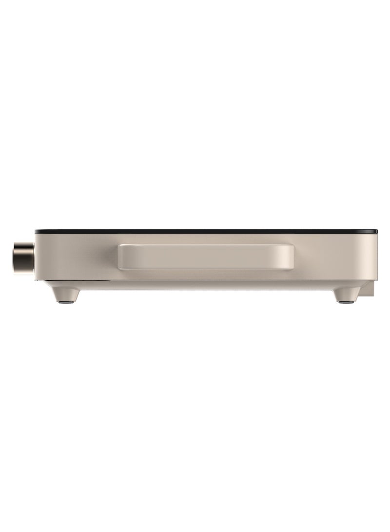 evvoli - 2200W Ceramic Cooking Hob EVKA-CH105C Cream - Image 1
