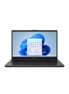 Vivobook 14 E140FA Slim Laptop With 14-Inch FHD Display, AMD Ryzen 3- 7320U Processor/4GB RAM/128GB SSD/AMD Radeon Graphics/Windows 11 Home English Mixed Black