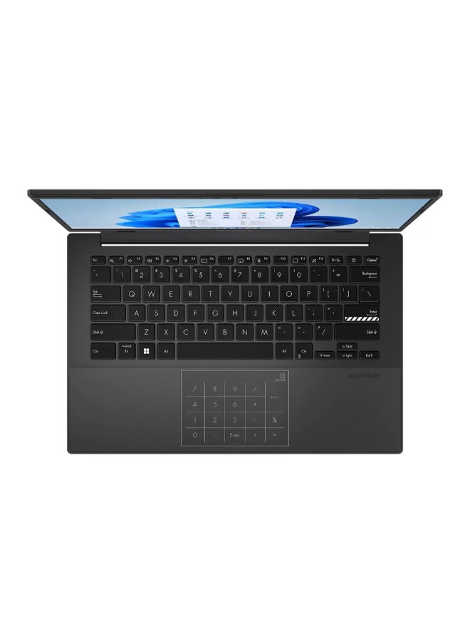 ASUS - Vivobook 14 E140FA Slim Laptop With 14-Inch FHD Display, AMD Ryzen 3- 7320U Processor/4GB RAM/128GB SSD/AMD Radeon Graphics/Windows 11 Home English Mixed Black - Image 1