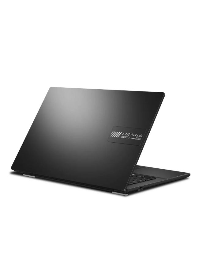 ASUS - Vivobook 14 E140FA Slim Laptop With 14-Inch FHD Display, AMD Ryzen 3- 7320U Processor/4GB RAM/128GB SSD/AMD Radeon Graphics/Windows 11 Home English Mixed Black - Image 1