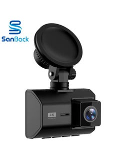 سان باك كاميرا سيارة واي فاي داش كام M500 للرؤية الأمامية 4K والخلفية 2K بدقة عالية  - Image 5