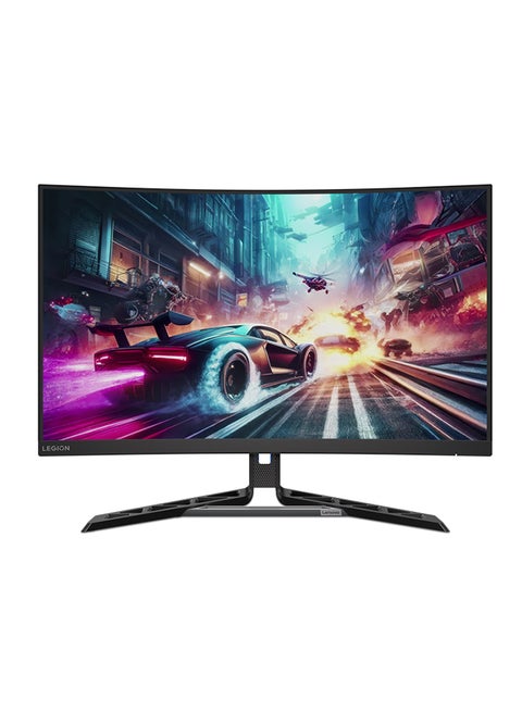 Legion R32qc-30 Gaming Curved Monitor, 32" VA Display, QHD Resolution, 180Hz Refresh Rate, 0.5ms (MPRT) Response Time, AMD FreeSync Technology, 1500R Curvature, HDR Support, 99% sRGB Color Gamut, Adjustable Stand, VESA Mount Compatibility, Blue Light Reduction, 67C8GAC1AE Black